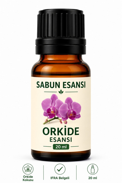 MUMTEDARİK Orkide Kokulu Premium Sabun Esansı 20 ml