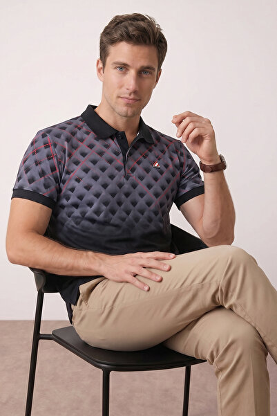 Tommy Crosse Muška obična polo majica sa argajl dezenom, 100% pamuk