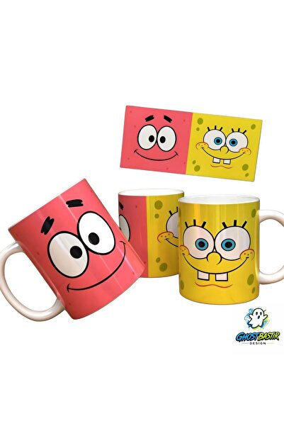 Ghostbastır Design Spongebob Mug |   Single Piece K0426