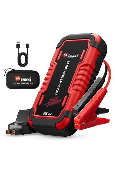 MR.SMART F.T.C Mr. Smart MX-02 8000 mAh Car Jump Starter 3-in-1 with Power Ba...