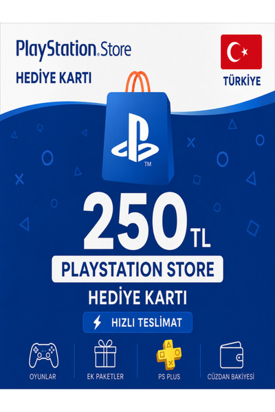 Sony PlayStation Store 250TL Hediye Kartı