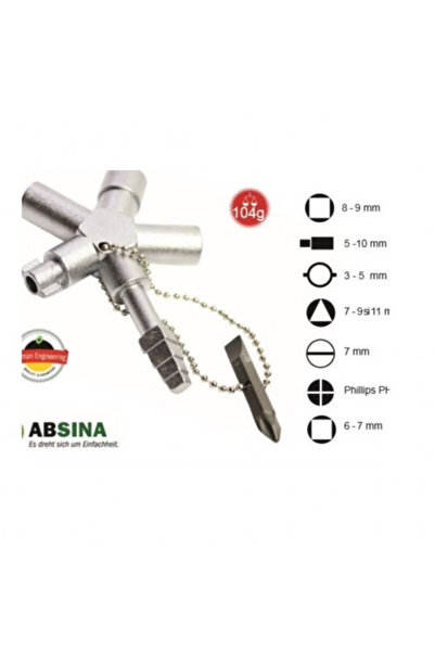Absina Cheie universală pentru panou, AB-1005