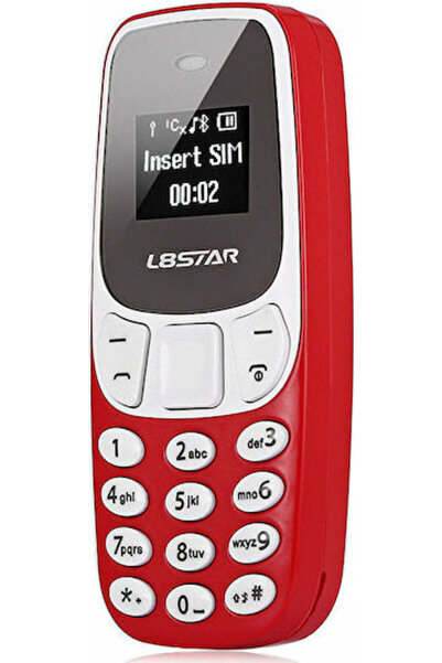 Other L8STAR BM10 Μίνι Κινητό Τηλέφωνο Διπλής SIM με Κουμπιά Κόκκινο