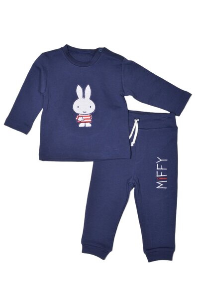 Miffy Σετ φόρμας 2 τεμαχίων 9 μηνών 74 εκ. Σχέδιο 61 Σκούρο μπλε