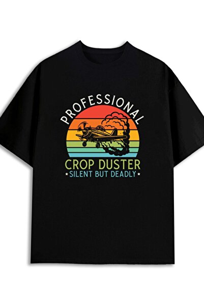 1001moda Crop Duster Tee | Funny Humor Comfort Colors T-Shirt Print Men, 180G...