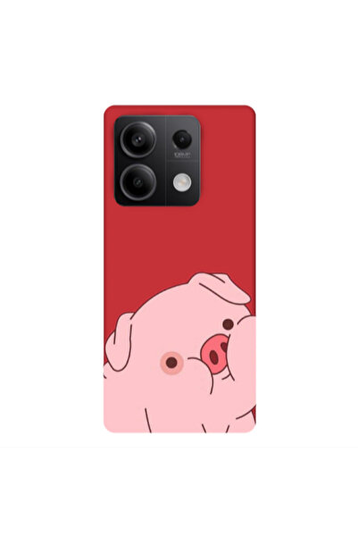 Other Xiaomi Redmi Note 13 5G Piggy 1 Red Colored Silicone TPU Θήκη