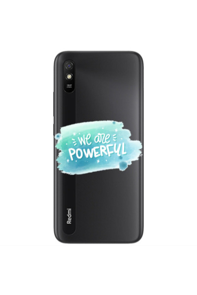 Other Xiaomi Redmi 9A We are Powerful Transparent Silicone TPU Θήκη