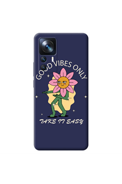 Other Xiaomi Mi 12T Good Vibes Only Dark blue Colored Silicone TPU Θήκη