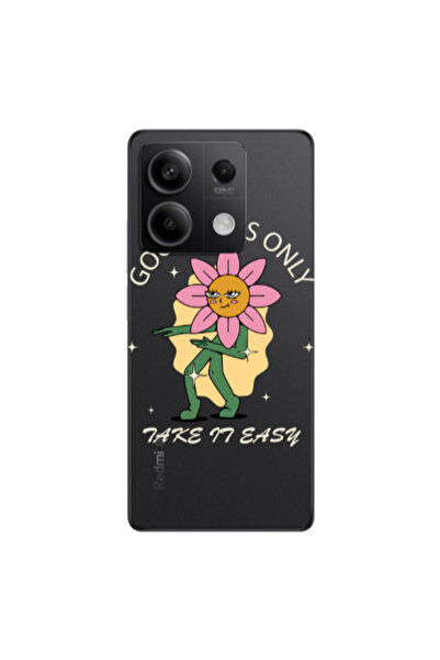 Other Xiaomi Redmi Note 13 5G Good Vibes Only Transparent Silicone TPU Θήκη