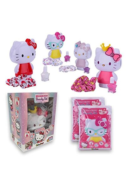Hello Kitty مجموعة تجميل مع إكسسوارات