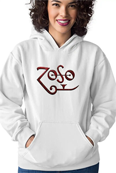 OEM Дамски суичър с качулка Led Zeppelin Zoso Мърч