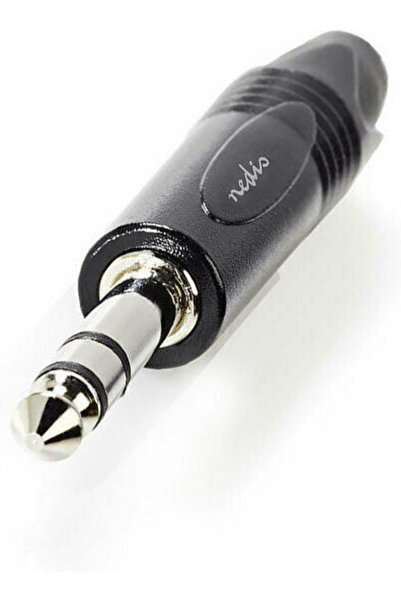 Nedis Βύσμα 6.3mm τζακ στερεοφωνικό αρσενικό Μαύρο (COTP23901BK)