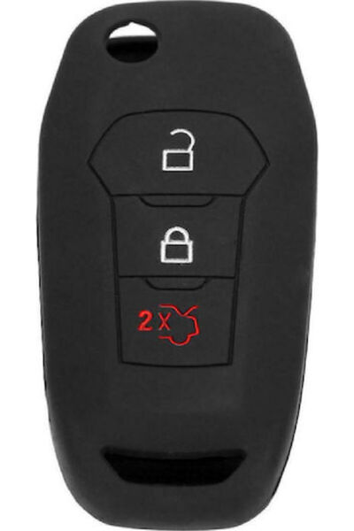 OEM Car Key Cover Case made of with 3 Buttons for Ford in Black Color