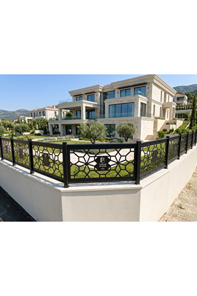 Genel Markalar Lüks Geometrik Desenli Villa Bahçe Paneli Korkuluk