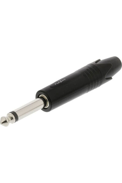 Nedis Βύσμα 6.3mm Jack μονοφωνικό αρσενικό Μαύρο (COTP23900BK)