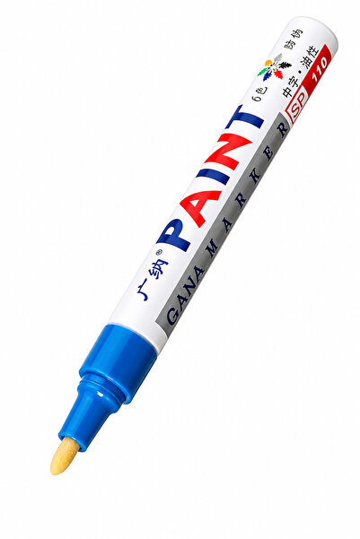 PAINT Lastik Yazı Kalemi Mavi Renk