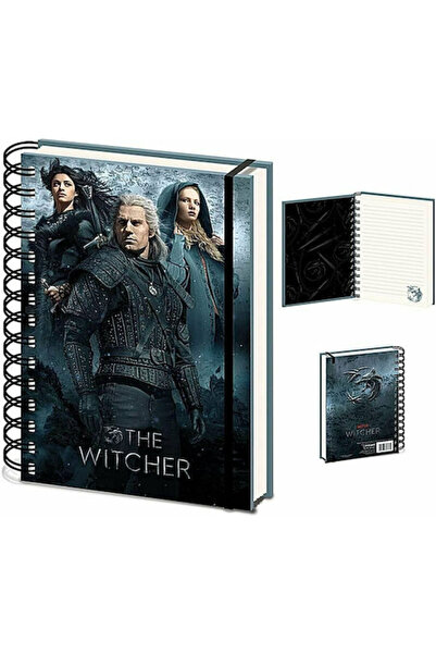 Pyramid International Τετράδιο The Witcher Σπιράλ Α5 Ριγέ με Λάστιχο Πολύχρωμ...