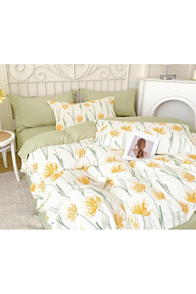 CHIRASO Set Lenjerie pat LUX CHIRASO, 7 piese Cearceaf 220x240 și Elastic 180...
