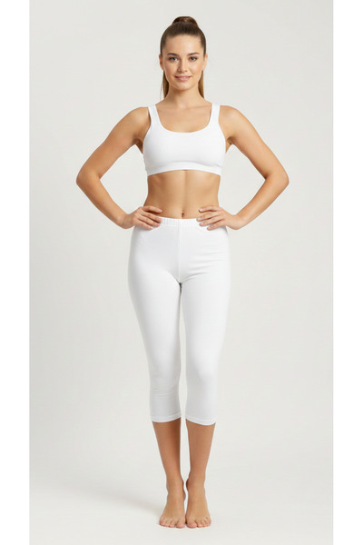 YPC TEKSTİL Modal Cotton Capri Tights (Knee Length 5082)