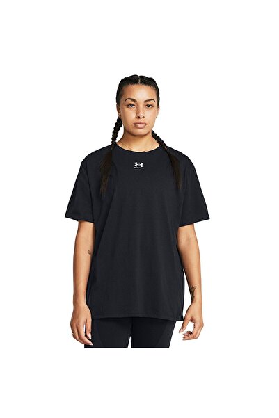 Under Armour Black 1387193_001 Women's Round Neck T-Shirt