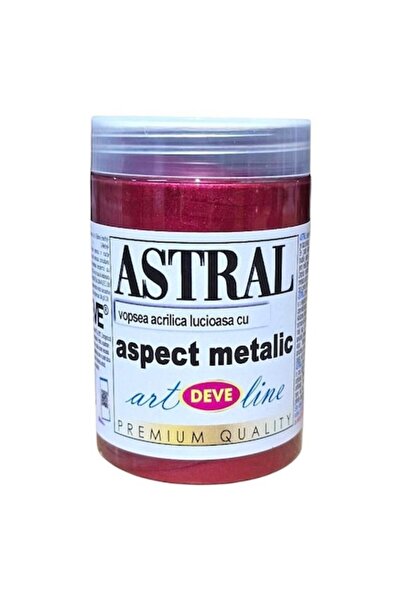 Deve Vopsea decorativă metalizată ASTRAL 200ml, mov, pentru lemn și metal