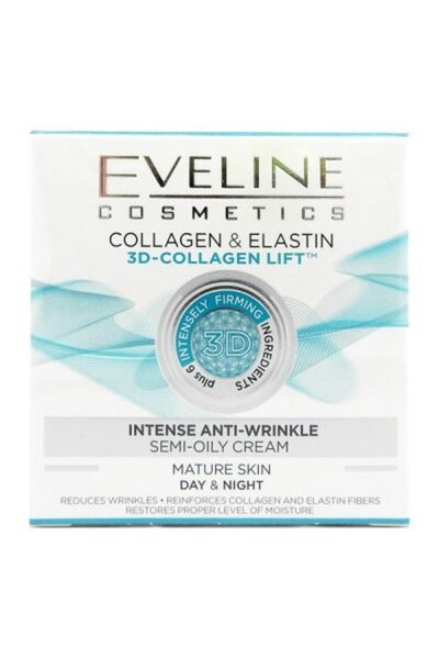 Eveline Crema pentru Fata, Eveline, 50 ml 3D Anti Rid Colagen Elastin
