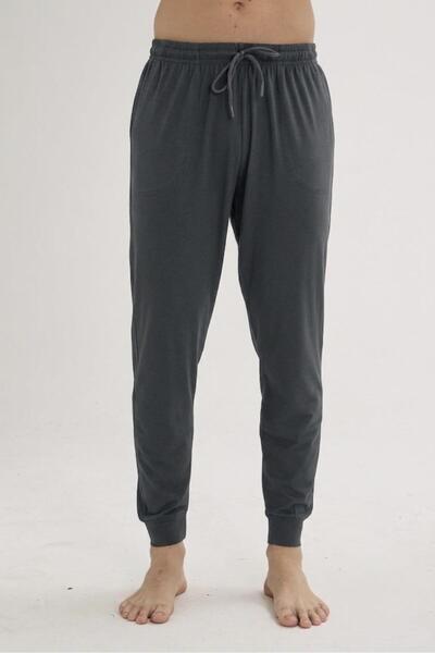 KLY PİJAMA Kly 126R Men's Cotton Modal Cuffed Single Pajama Bottoms'4 Seasons'