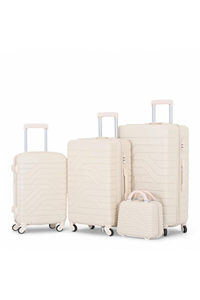 Generic 4Pcs Luggage Set with 360 Degree Universal Wheels - Static Digital Lo...
