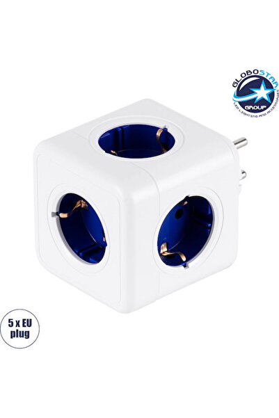Other GloboStar PowerCube με προστασία από υπερτάσεις 5 θέσεις Κωδικός: 79629