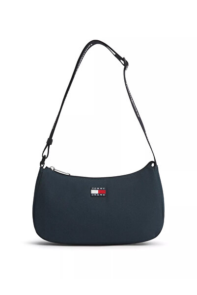 Tommy Hilfiger Women's Navy Blue Bag with Adjustable Strap, Iconic Flag Logo ...