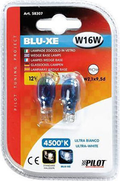 Lampa Λάμπες Αυτοκινήτου Blu-Xe W16W 12V 16W 2 τεμάχια
