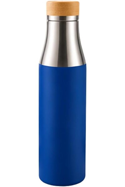 HXD Zoomlion Sustainable Stainless Steel Water Bottle with Bamboo Lid and Sil...