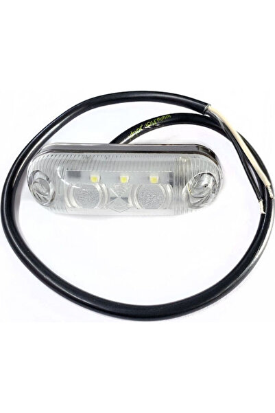M-TECH Φώτα οροφής φορτηγού 1 τεμάχιο 12 / 24V - Λευκό WMLHOR370