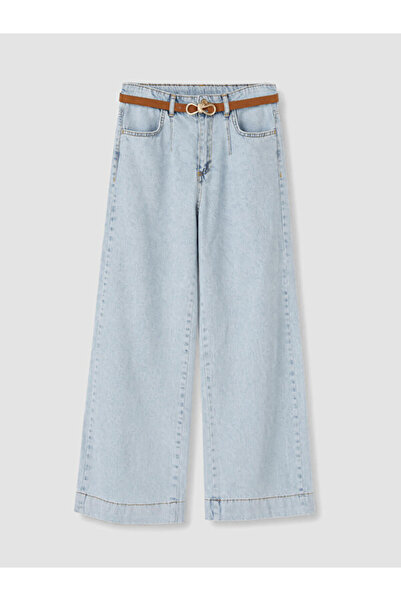 LC Waikiki Wide-Legged Girl's Jean Capri for Style Seekers from Uzg Store