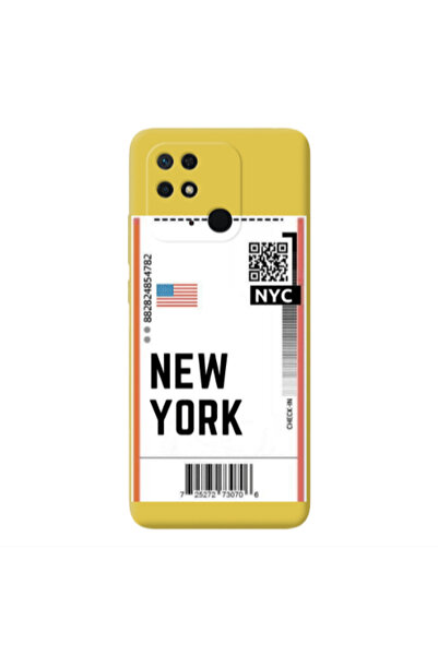 Other Xiaomi Redmi 10C New York NYC Yellow Colored Silicone TPU Θήκη