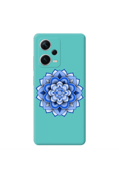 Other Xiaomi Poco X5 Manadala D9 Turquoise Colored Silicone TPU Θήκη
