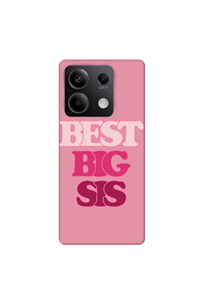 Other Xiaomi Redmi Note 13 5G Best Big Sis Pink Colored Silicone TPU Θήκη