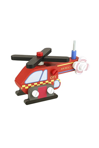 Orange Tree Toys Συναρμολογούμενο Ελικόπτερο Υπηρεσιών Έκτακτης Ανάγκης (FSC)...