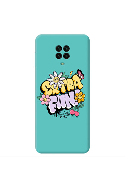 Other Xiaomi Redmi Note 9 Pro Extra Fun Turquoise Colored Silicone TPU Θήκη