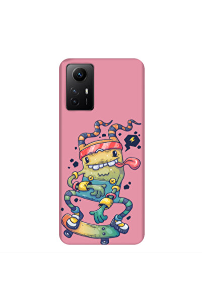 Other Xiaomi Redmi Note 12s Dangerous task Pink Colored Silicone TPU Θήκη