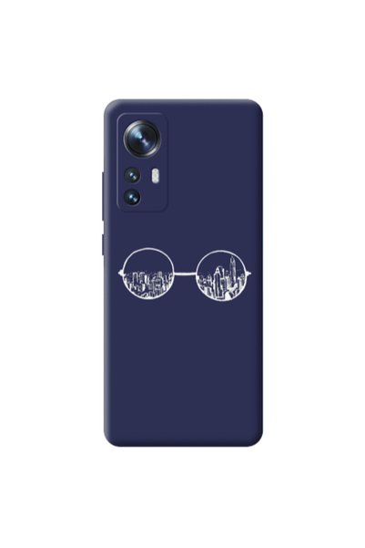 Other Xiaomi Mi 12 Sunglasses Dark blue Colored Silicone TPU Θήκη