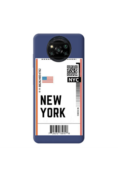 Other Xiaomi Poco X3 /X3 Pro New York NYC Dark blue Colored Silicone TPU Θήκη