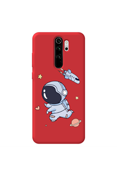 Other Xiaomi Redmi Note 8 Pro Aduket Red Colored Silicone TPU Θήκη