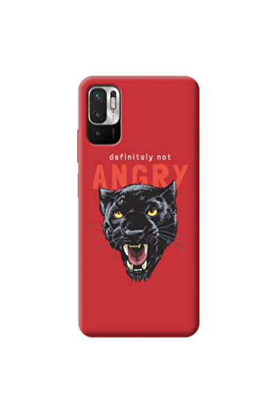 Other Xiaomi Redmi Note 10 Pro 5G Pointed teeth Red Colored Silicone TPU Θήκη