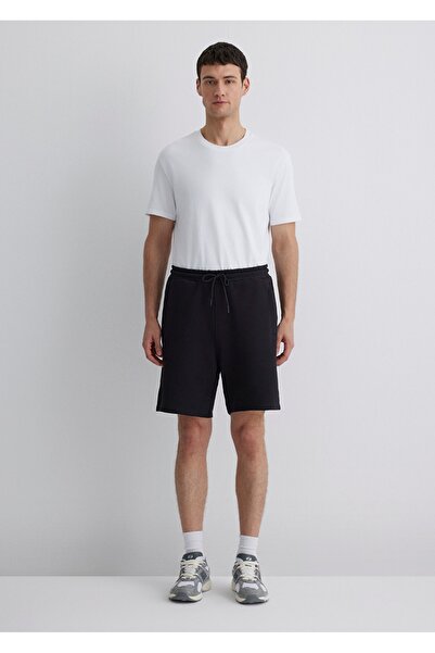 Mavi Normal Bel, Regular Straight, Flat-Leg Shorts.