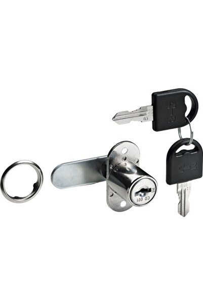 OEM Κλειδαριά επίπλων Hettich Ø18 χιλ., κύλινδρος με 2 κλειδιά, επινικελωμένος