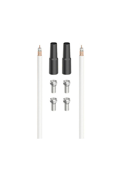 OEM Kit prelungire cablu coaxial Hama 40m, incl. 4 mufe F și 2 manșoane izola...