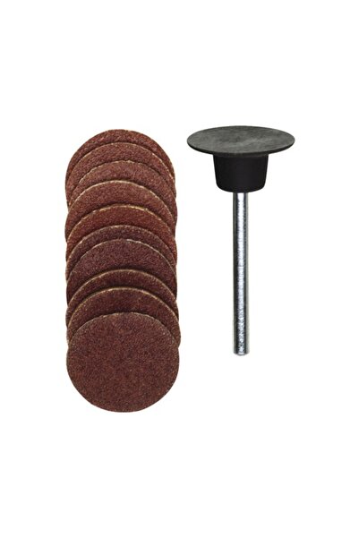OEM Set discuri abrazive cu suport Proxxon Micromot Ø18mm din corindon, 10 piese