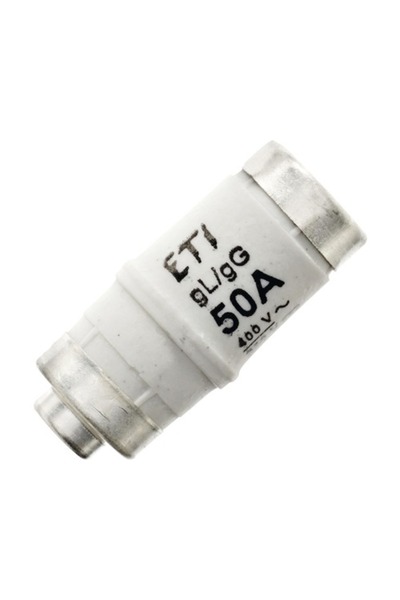 OEM D02 ceramic fuses ETI 50A, pack of 3 pieces