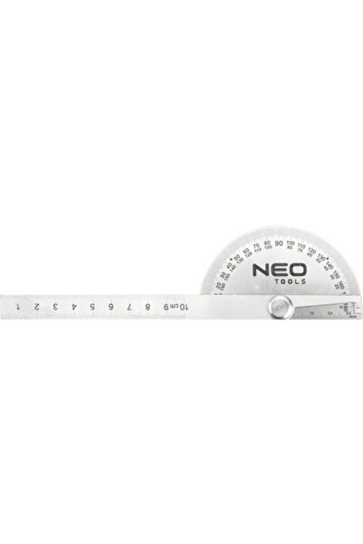 OEM NeoTools 100mm ανοξείδωτος χάρακας-μοιρογνωμόνιο